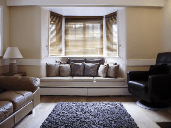 blinds on Bay window